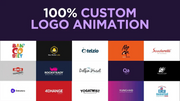 I will create a custom 2d logo animation for you-Basic Simple custom logo animation